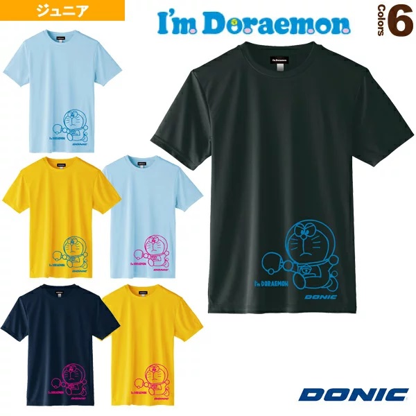 DONIC 탁구 도라에몽 콜라보 티셔츠 YL110